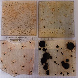 Speckled background acrylic stamp set